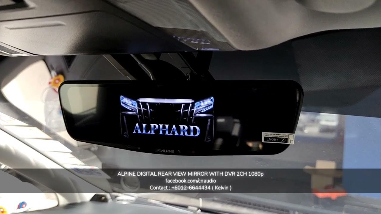 ALPINE DIGITAL REAR VIEW MIRROR YouTube