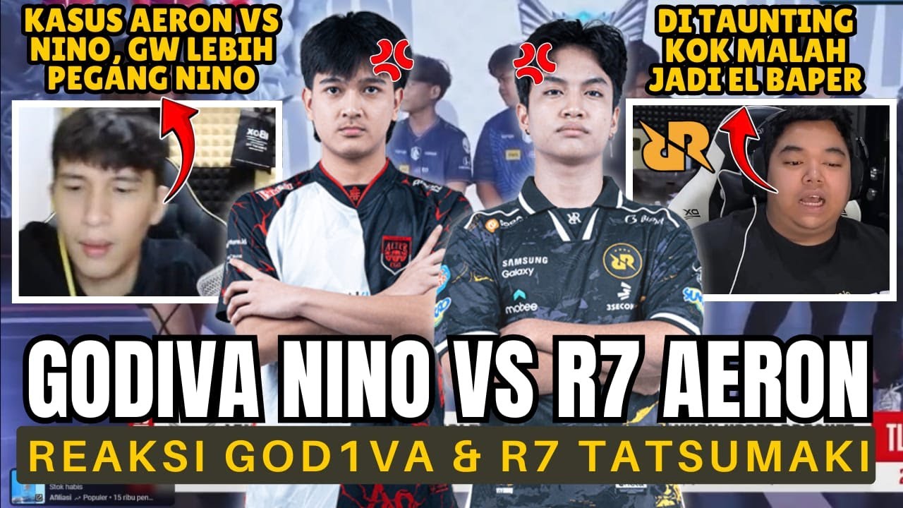 R7 AERON VS GODIVA NINO? RRQ R7 & GODIVA BERBEDA PANDANGAN TENTANG ...
