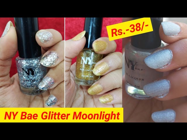 Buy NY Bae Nail Laquer Combo (Gel Peach, Gel Brown, Glitter Pearl,  Captivating Orbit, Kinky Morning Star) Online at Low Prices in India -  Amazon.in