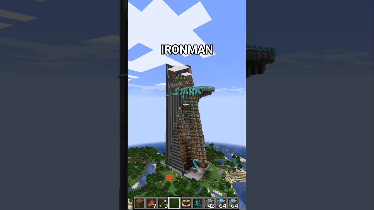 Kötü Çocuk Demir Adam Minecraft Edit #marvel #ironman #kesfeteyyiz #avengers #shorts #fyp #viral