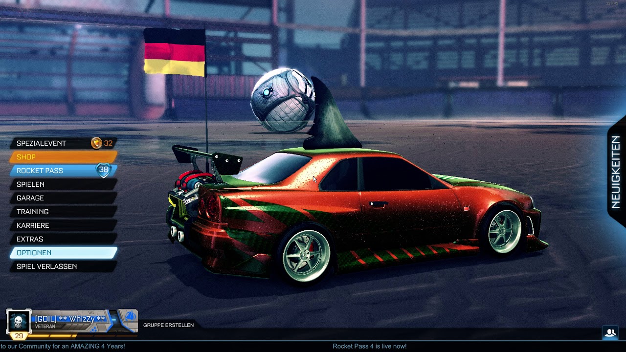 Nissan Skyline R34 Rocket League