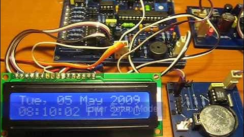 Using Maxim DS1307 Real Time Clock with Atmel AVR Microcontroller
