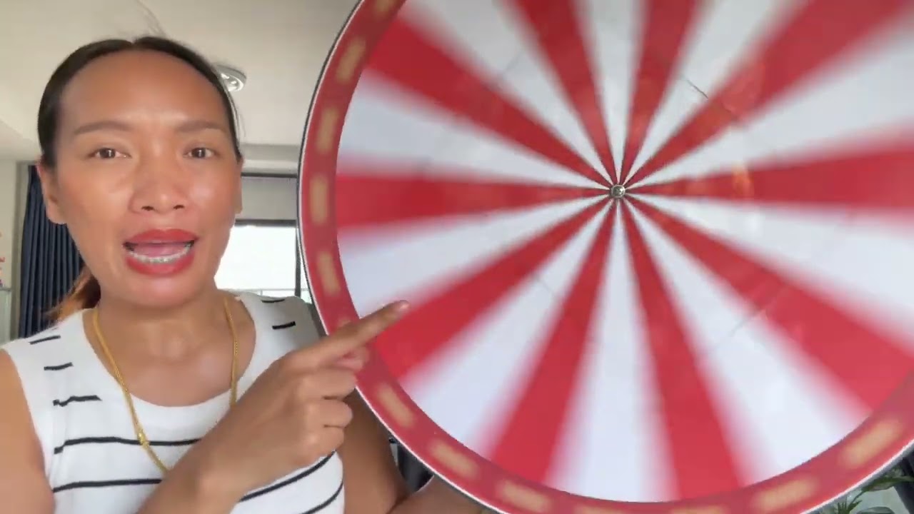 วงล้อหมุนสุ่ม วงล้อยักษ์ขาวแดง20ช่อง เขียนได้ลบได้