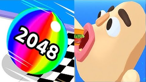 Ball Run 2048 | Sandwich Runner - All Level Gameplay Android,iOS - NEW UPDATE