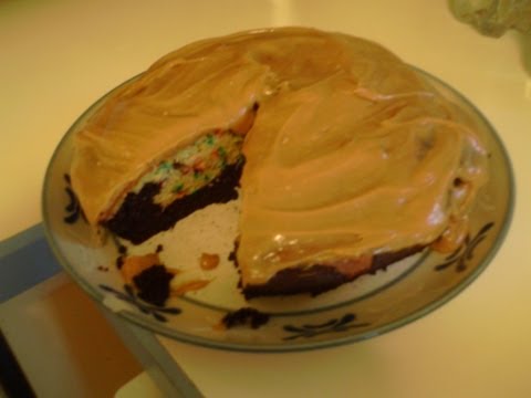 Rainbow Chocolate Reese's Cake