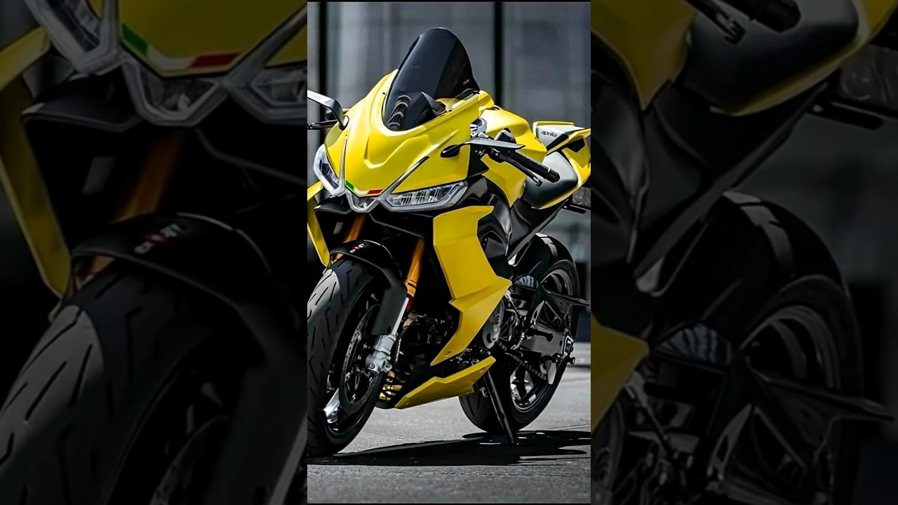 "Aprilia Yellow Beast | 360° Cinematic Walkaround Shot" 