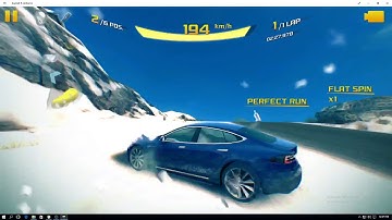 Asphalt 8:How to drift and flat spin on pc and laptop???