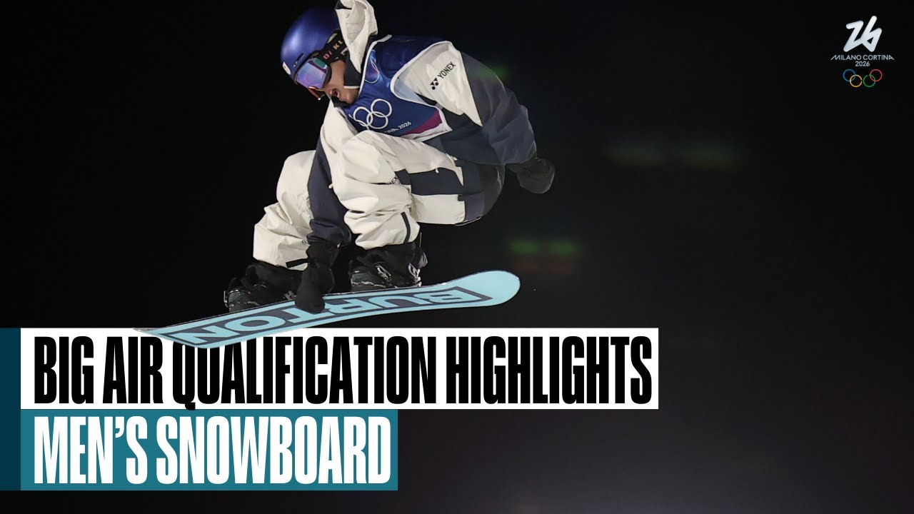 Big Heights Under the Lights 🏂🔥 | Snowboard Men's Big Air Qualification at Milano Cortina 2026