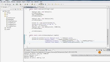 Overloaded and OOP - Employee Example - Part 6