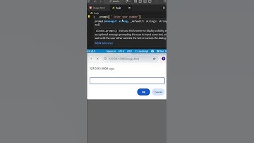 Prompt in JavaScript #coding #frontendcourse #webdevelopment #webdesign #javascript