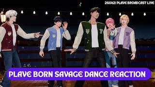 [ENG SUB] PLAVE BORN SAVAGE DANCE REACTION... HAMIN BEING THE MISCHIEVOUS CAT 💙💜❤️🩷🖤