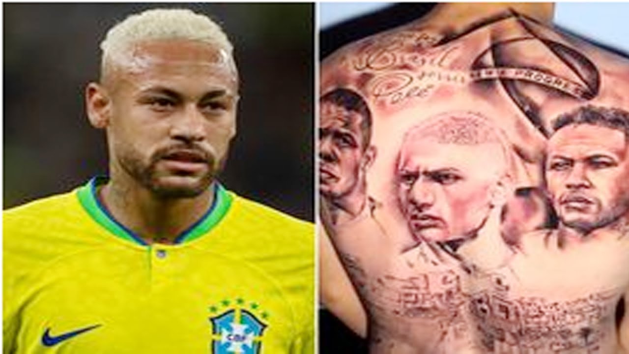 Neymar 'sends Richarlison £26,000' to remove his face from his massive ...