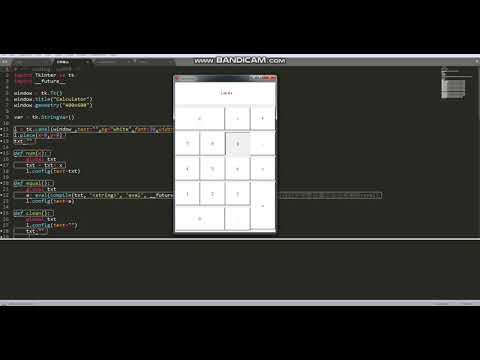 python tkinter 計算機