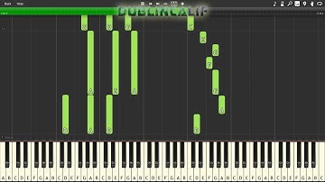 Metroid Prime 2 Echoes - Main Theme Piano Tutorial Synthesia