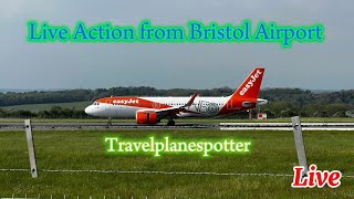 Live Busy Action at Bristol International Airport this morning ✈️
