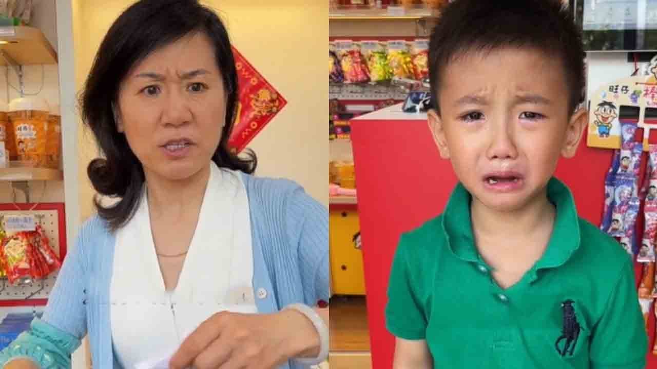 小然哥为了见爸爸一面，竟然去超市搞破坏，爸爸得知真相抱头痛哭#段子#日常#正能量【小然哥来了】