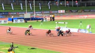 Edith Hunkeler Switzerland 17.52 100M Wheelchair Sydney Track Classic 18/2/2012