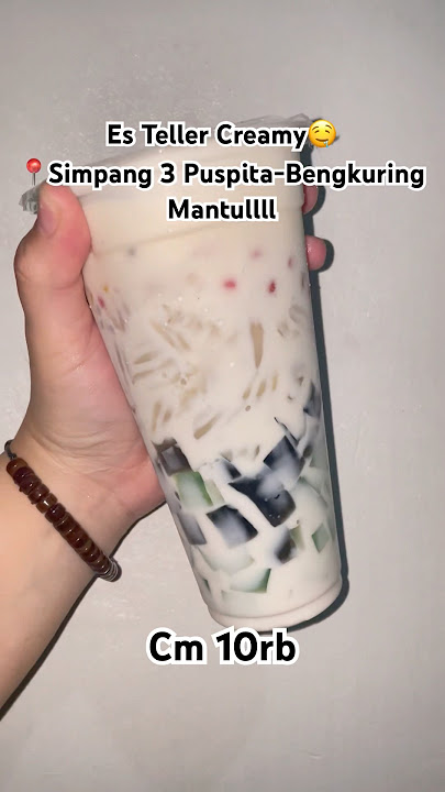 Es teller creamy,mantullll #shorts #makan #kuliner #enak #esteler #samarinda #seger #murah #jajanan
