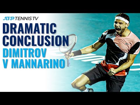 Grigor Dimitrov v Adrian Mannarino: Dramatic Conclusion! | Acapulco 2020 Highlights