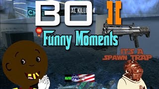Black Ops 2 Funny Moments - Leeroy Jenkins, FFA Spawn Trap, Redgun Rage Quit