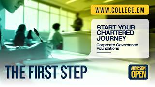 Corporate Governance Foundations at Bermuda College, Start Your Chartered Journey Today