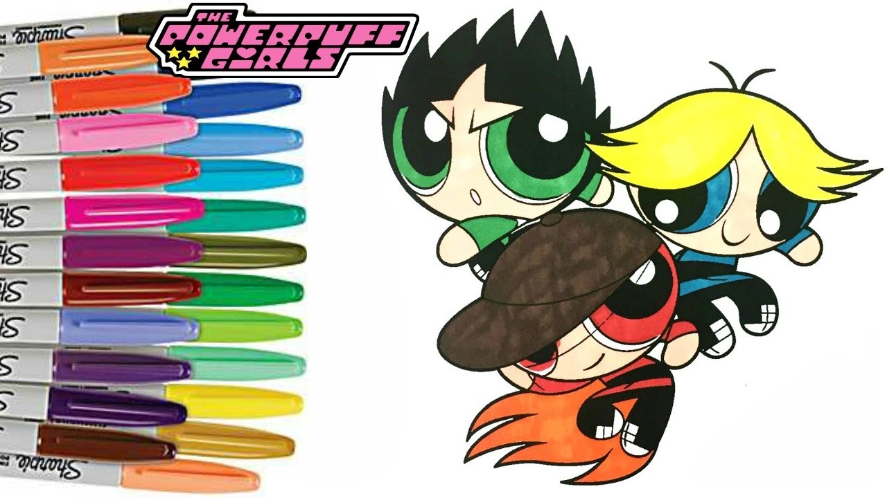 Rowdyruff Boys Coloring Book Page Arch Enemies of POWERPUFF Girls ... Rowdyruff Boys Coloring Book Page Arch Enemies of POWERPUFF Girls ...