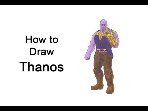 Top 125+ drawing of thanos latest