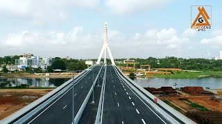 RETOUR SUR LE PONT DE COCODY,  BIENTÔT L INAUGURATION