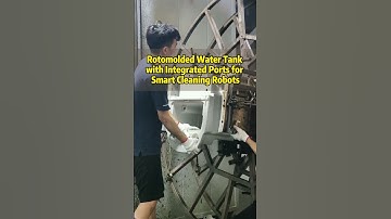 Precision Engineered Rotomolded Water Tank with Integrated Ports for Smart Cleaning Robots