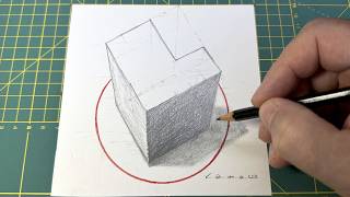 Drawing 3D Letter L #draw #minimalism #vamos
