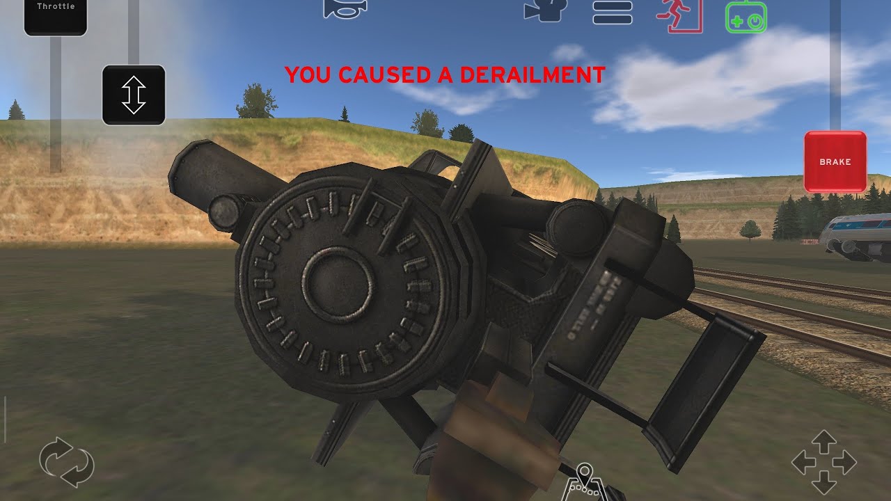 Train crash in raliyard 