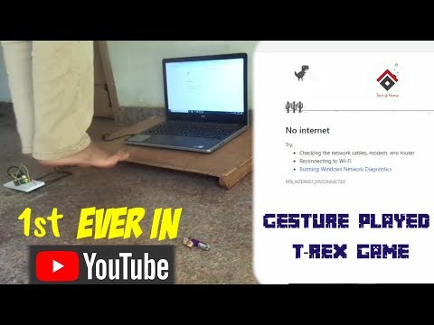Arduino controller to control Google Dragon game | Arduino Game Controller