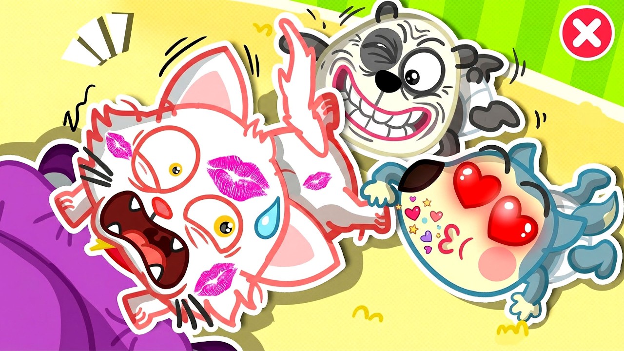 Don’t Hurt the Kitty! 🐱 Learn to Love Pets 🎶 Wolfoo Nursery Rhymes & Kids Songs