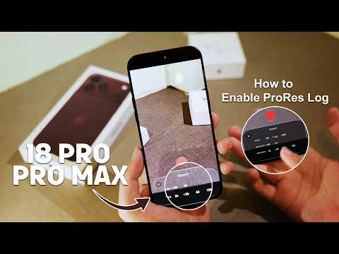 How to Enable ProRes Log on iPhone 18 Pro Max - Fix no log button