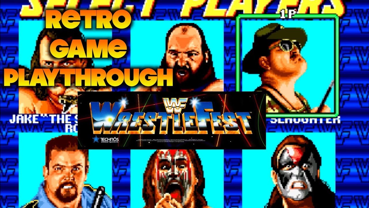 Retro Game Playthrough: WWF Wrestlefest Arcade Royal Rumble (1991 ...