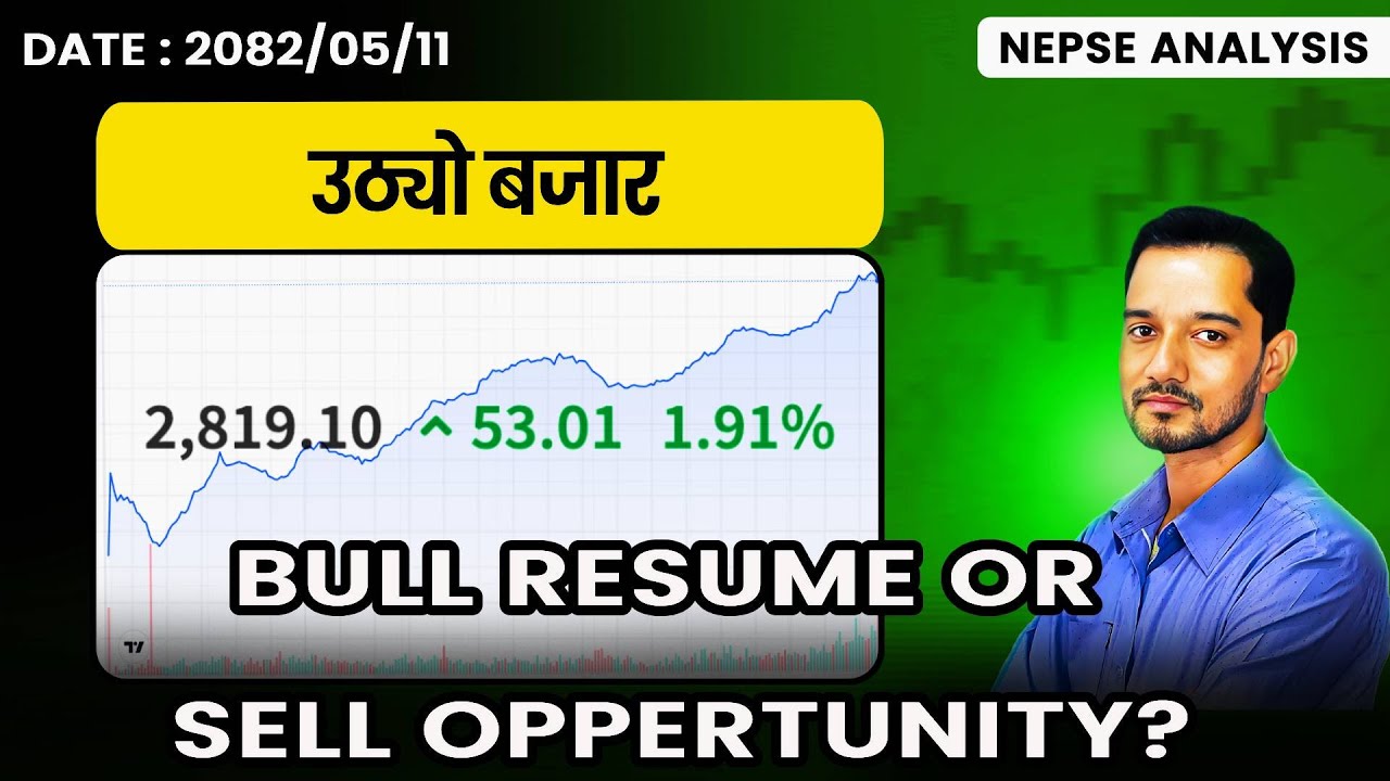 2082.05.11 | Nepse Daily Market Update | Stock Market Analysis by Ram Hari Nepal