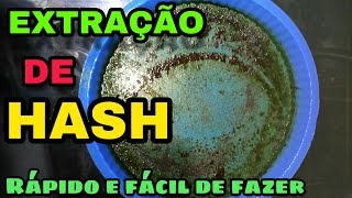 EXTRAÇÃO DE HASH COM ÁLCOOL 99,9%, RÁPIDO E FÁCIL DE FAZER HAXIXE
