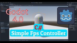 Godot 4 Simple FPS controller with C#!