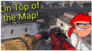 How to get ON TOP OF THE MAP! Modern Warfare Glitches! MW Glitch! (SOLO)[Hackney Yard]