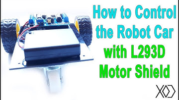 06# Arduino Visual Programming | How to Control a Robot or DC Motors using the L293D