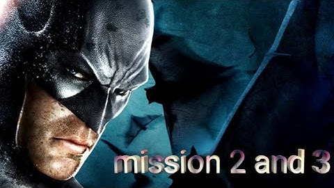 Batman: Return to Arkham Asylum  (PS4 Pro) Walkthrough-missions 2 and 3