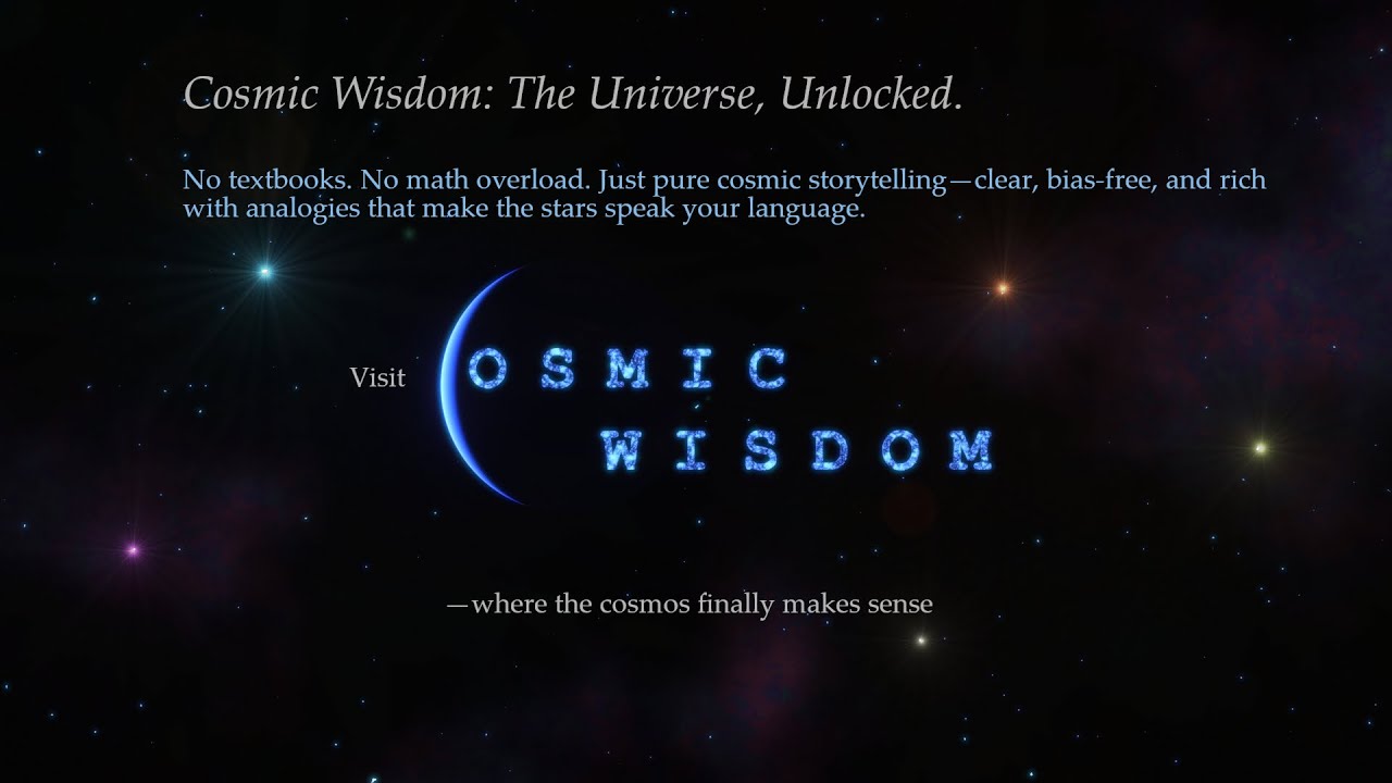 Cosmic Wisdom: Unlocking the Universe ver-1 - YouTube