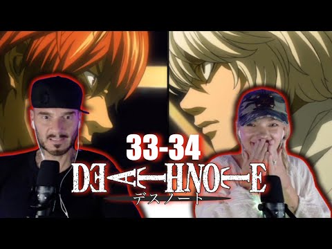 Near vs Light! | DEATH NOTE Ep 33-34 Reaction & Discussion | COUPLE’S FIRST TIME WATCHING