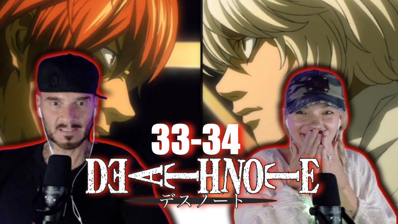 Near vs Light! | DEATH NOTE Ep 33-34 Reaction & Discussion | COUPLE’S FIRST TIME WATCHING