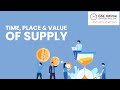 CONCEPT OF VALUE AND TIME OF SUPPLY | (2/13)