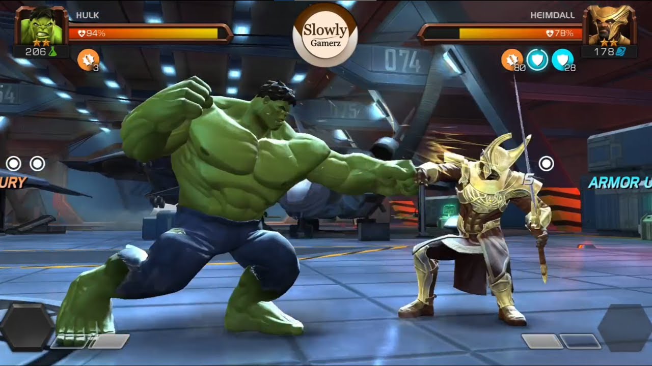 Marvel Contest of Champions | Iron Man vs Hulk Fight | Spiderman vs ...