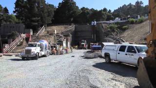 Construction Site of the Caldecott Tunnel 4th Bore Project