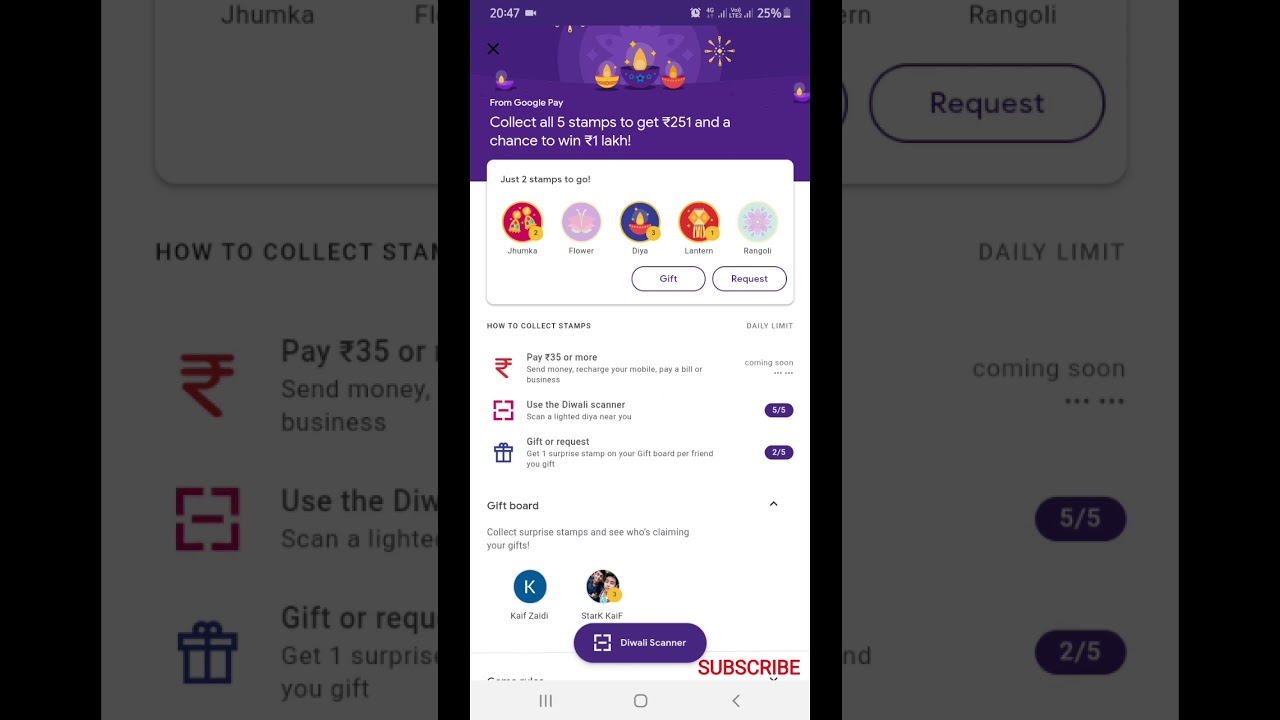 Google pay Diwali offer Free 351 offer loot lo jaldi
