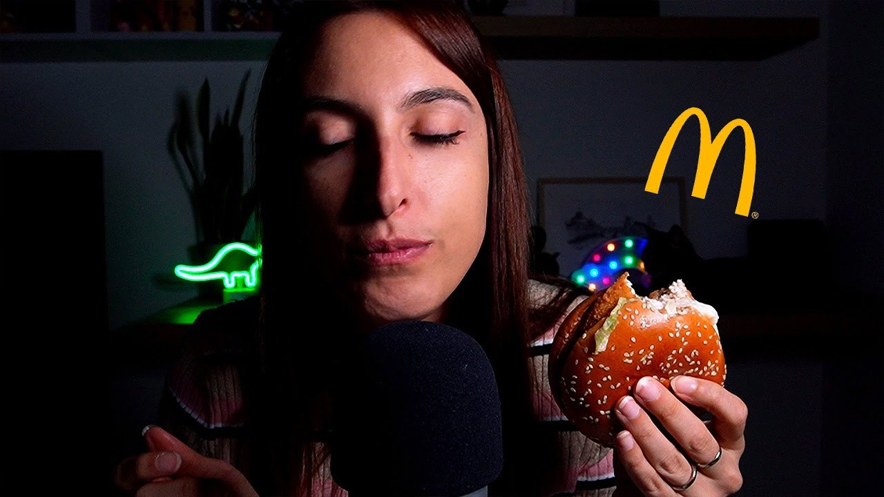 MUKBANG MCDONALD'S 🍟 Eating Sounds | ASMR ita