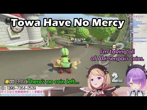 Towa Shows No Mercy When Teaching Akirose How To Play Mario Kart